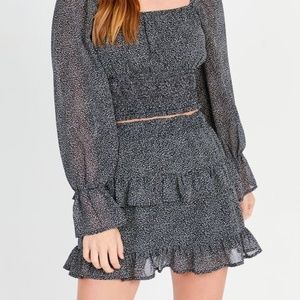 Altar'd State Sundream Leopard Skirt